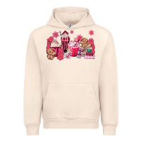 Sandshell pink gingerbread coffee Urban Hoodie - MaliasSmallBusiness