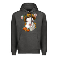 Charcoal Heather cute baby lamb thanksgiving nancy Premium Hoodie - NancyCooperArtShop