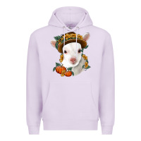Lilac cute baby lamb thanksgiving nancy Premium Hoodie - NancyCooperArtShop