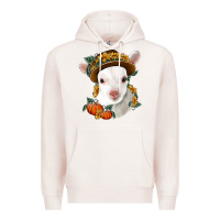 Pale Pink cute baby lamb thanksgiving nancy Premium Hoodie - NancyCooperArtShop