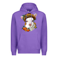 Purple cute baby lamb thanksgiving nancy Premium Hoodie - NancyCooperArtShop