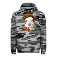 Slate Camo cute baby lamb thanksgiving nancy Premium Hoodie - NancyCooperArtShop