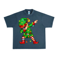Midnight Navy dabbing elf Urban Heavy Tee - Zillion Design Studio