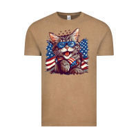 Vintage Coffee cat4 Vintage Tee - Unal Design