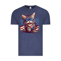 Vintage Denim cat4 Vintage Tee - Unal Design