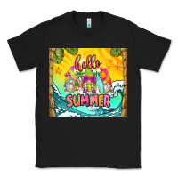 Black hello summer gnomes Classic Tee - Zillion Design Studio
