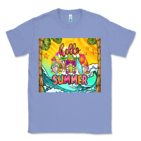 Colony Blue hello summer gnomes Classic Tee - Zillion Design Studio