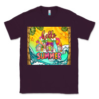 Plum hello summer gnomes Classic Tee - Zillion Design Studio