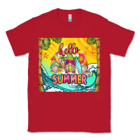 Red hello summer gnomes Classic Tee - Zillion Design Studio