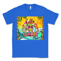 True Royal hello summer gnomes Classic Tee - Zillion Design Studio