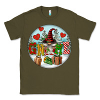 Army Green Christmas Gnome Classic Tee - FaDigitalArtStudio