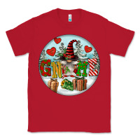 Red Christmas Gnome Classic Tee - FaDigitalArtStudio