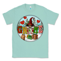 Seafoam Christmas Gnome Classic Tee - FaDigitalArtStudio