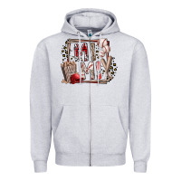 Heather Grey mimi baseball Zipper Hoodie - RacoonDesign