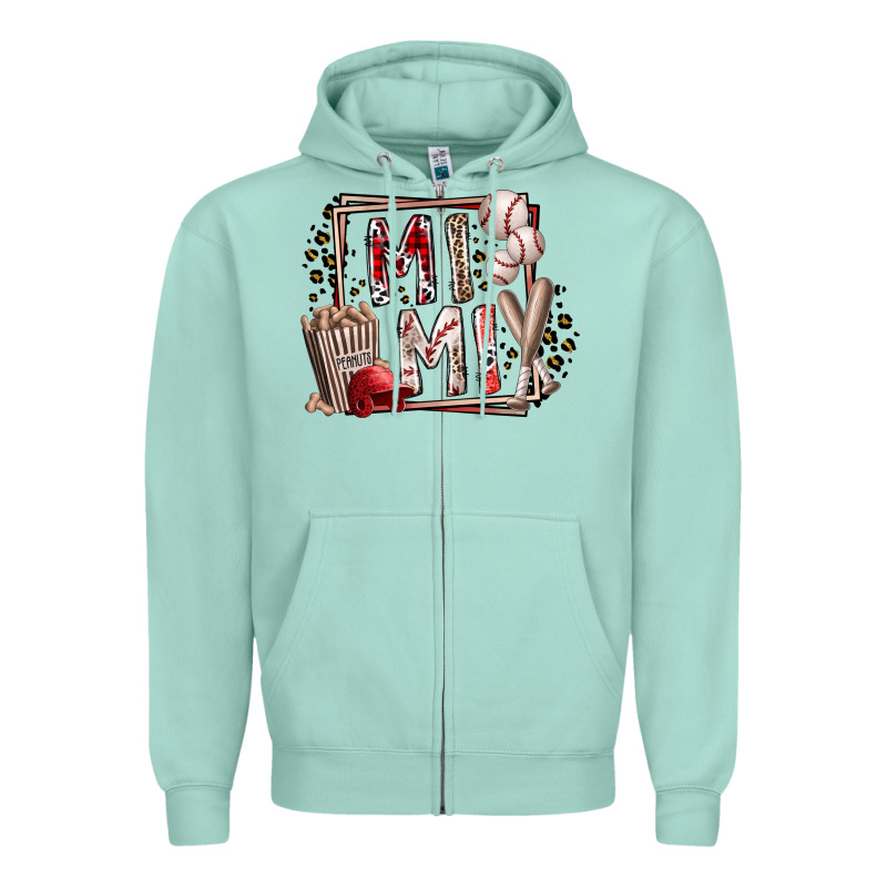 Mimi Baseball Zipper Hoodie by RacoonDesign | Teevron