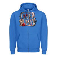 True Royal mimi baseball Zipper Hoodie - RacoonDesign
