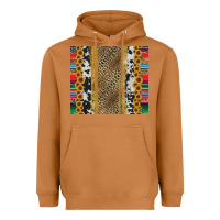 Meerkat western serape cowhide Heavyweight Hoodie - Jasminsmagicworld