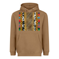Toasted Coconut western serape cowhide Heavyweight Hoodie - Jasminsmagicworld