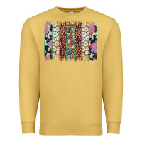 Antique Gold easter leopard cowhide bunny brush stroke Premium Sweatshirt - Artiststas
