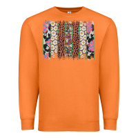 Carrot easter leopard cowhide bunny brush stroke Premium Sweatshirt - Artiststas