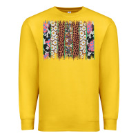 Lemon easter leopard cowhide bunny brush stroke Premium Sweatshirt - Artiststas