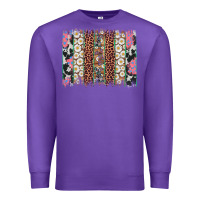 Purple easter leopard cowhide bunny brush stroke Premium Sweatshirt - Artiststas