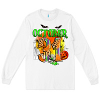 White october 31 Long Sleeve Tee - Zillion Design Studio