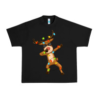 Black dabbing deer Urban Heavy Tee - Zillion Design Studio
