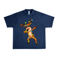 Navy dabbing deer Urban Heavy Tee - Zillion Design Studio