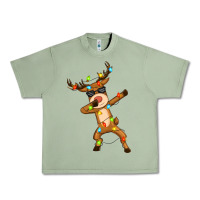 Oil Green dabbing deer Urban Heavy Tee - Zillion Design Studio