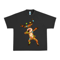 Pigment Black dabbing deer Urban Heavy Tee - Zillion Design Studio