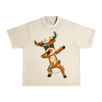 Sandshell dabbing deer Urban Heavy Tee - Zillion Design Studio