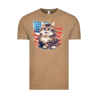 Vintage Coffee cat3 Vintage Tee - Unal Design