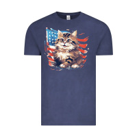 Vintage Denim cat3 Vintage Tee - Unal Design