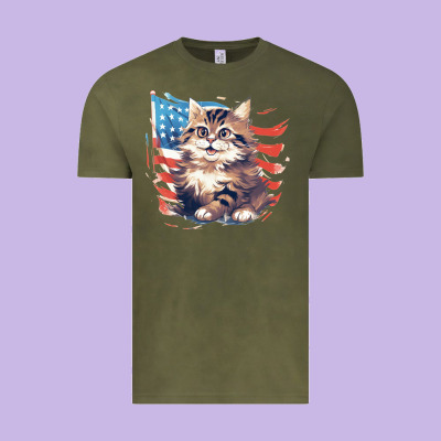 Cat3 Vintage Tee Designed By Unal Design