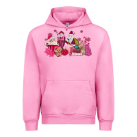 Fuchsia Pink pink santa coffee Urban Hoodie - MaliasSmallBusiness