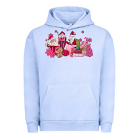 Pigment Grape Ice pink santa coffee Urban Hoodie - MaliasSmallBusiness