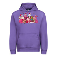 Tulip pink santa coffee Urban Hoodie - MaliasSmallBusiness