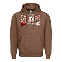 Chestnut mom baseball Zipper Hoodie - RacoonDesign
