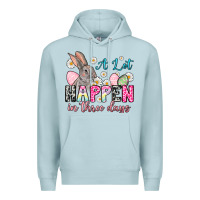 Blue Mist A lot can happen in three days Premium Hoodie - NancyCooperArtShop