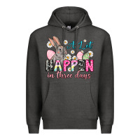Charcoal Heather A lot can happen in three days Premium Hoodie - NancyCooperArtShop