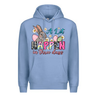 Colony Blue A lot can happen in three days Premium Hoodie - NancyCooperArtShop