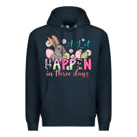 Navy A lot can happen in three days Premium Hoodie - NancyCooperArtShop
