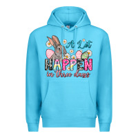 Ocean Blue A lot can happen in three days Premium Hoodie - NancyCooperArtShop