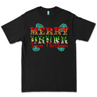 Black Merry Drink I Am Christmas Premium Tee - Artiststas
