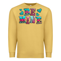 Antique Gold be mine western valentine's day no background Premium Sweatshirt - AdoDesignShop