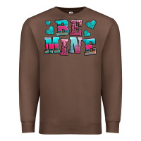 Chestnut be mine western valentine's day no background Premium Sweatshirt - AdoDesignShop