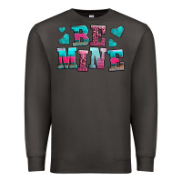Smoke be mine western valentine's day no background Premium Sweatshirt - AdoDesignShop