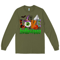 Army Green love halloween Long Sleeve Tee - Zillion Design Studio
