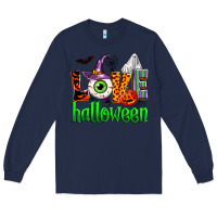Navy love halloween Long Sleeve Tee - Zillion Design Studio